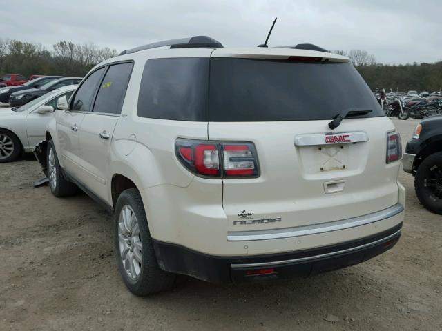 1GKKRRKD4FJ289457 - 2015 GMC ACADIA SLT თეთრი ფოტო 3