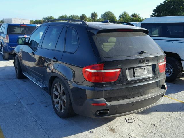 5UXFE83508LZ47744 - 2008 BMW X5 4.8I BLACK photo 3