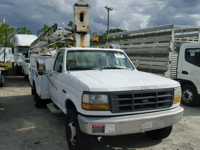 2FDLF47M8PCA44497 - 1993 FORD F SUPER DU WHITE photo 1