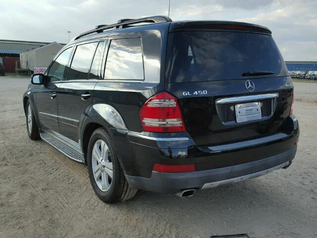 4JGBF71E78A430376 - 2008 MERCEDES-BENZ GL 450 4MA BLACK photo 3