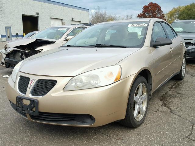 1G2ZG58N074200643 - 2007 PONTIAC G6 BASE TAN photo 2