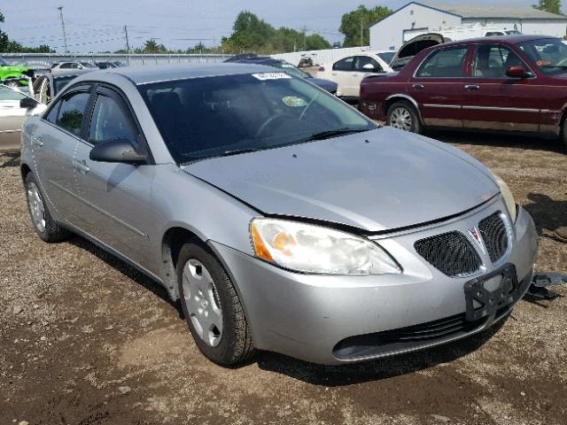 1G2ZF58B974101358 - 2007 PONTIAC G6 VALUE L SILVER photo 1