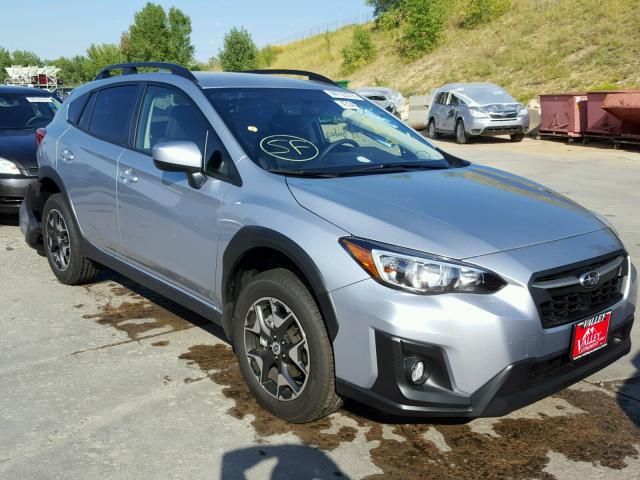 JF2GTABC1JH332486 - 2018 SUBARU CROSSTREK SILVER photo 1