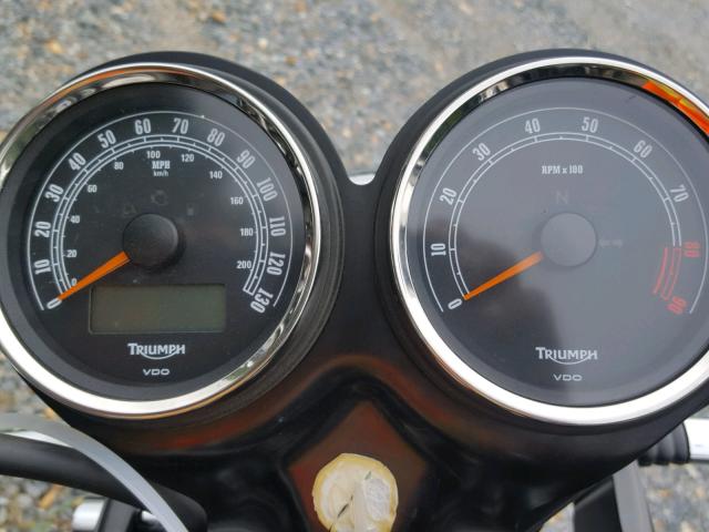 SMT910K1XFT675387 - 2015 TRIUMPH MOTORCYCLE BONNEVILLE BLACK photo 8
