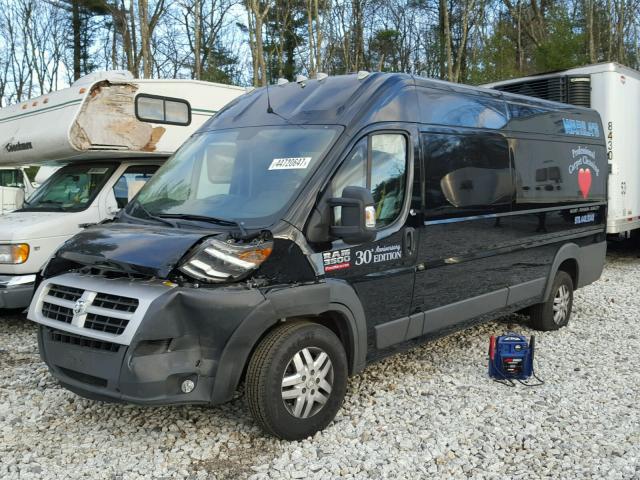 3C6URVJG3FE509538 - 2015 RAM PROMASTER BLACK photo 2