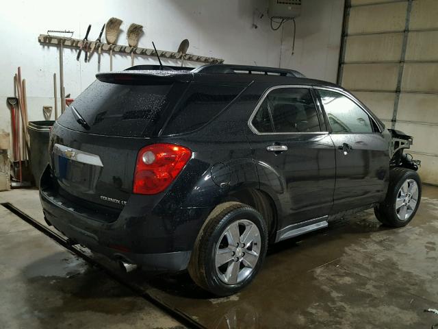 2GNFLNE3XD6168265 - 2013 CHEVROLET EQUINOX LT BLACK photo 4