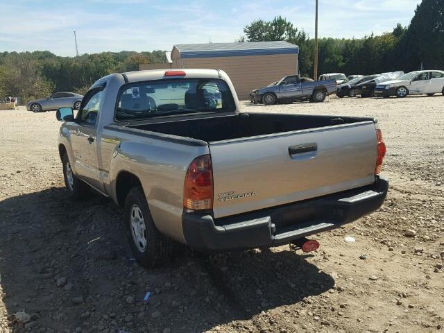 5TENX22N68Z536968 - 2008 TOYOTA TACOMA TAN photo 3