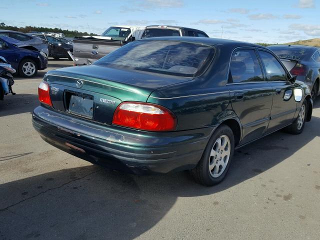 1YVGF22C915237312 - 2001 MAZDA 626 ES GREEN photo 4