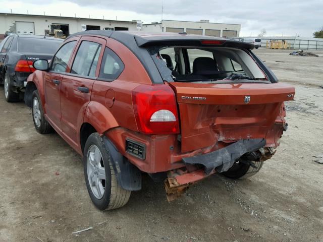 1B3HB48BX8D617020 - 2008 DODGE CALIBER SX ORANGE photo 3