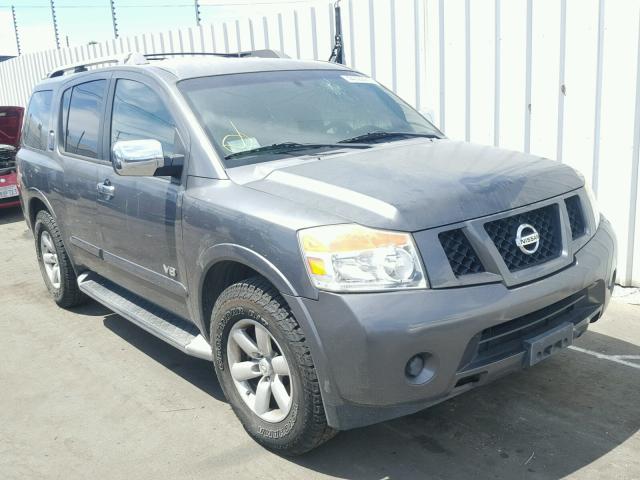 5N1AA08D08N603730 - 2008 NISSAN ARMADA SE GRAY photo 1