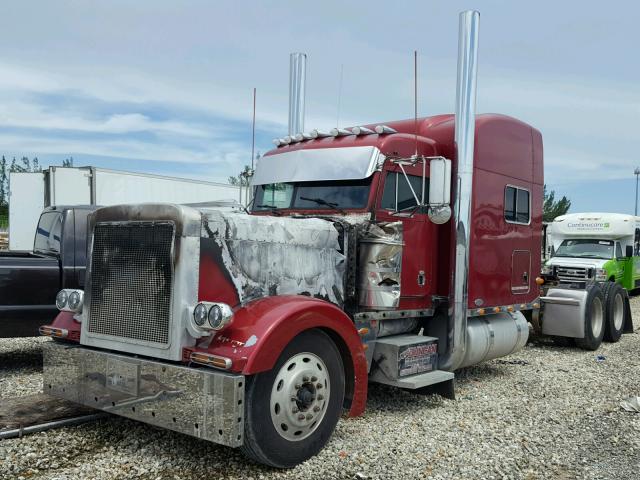 1XP5DR9X5YD533382 - 2000 PETERBILT 379 RED photo 2