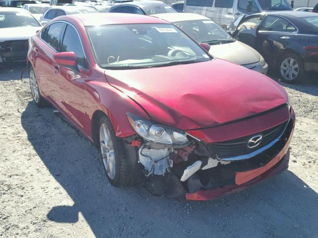 JM1GJ1T66E1117469 - 2014 MAZDA 6 TOURING RED photo 1