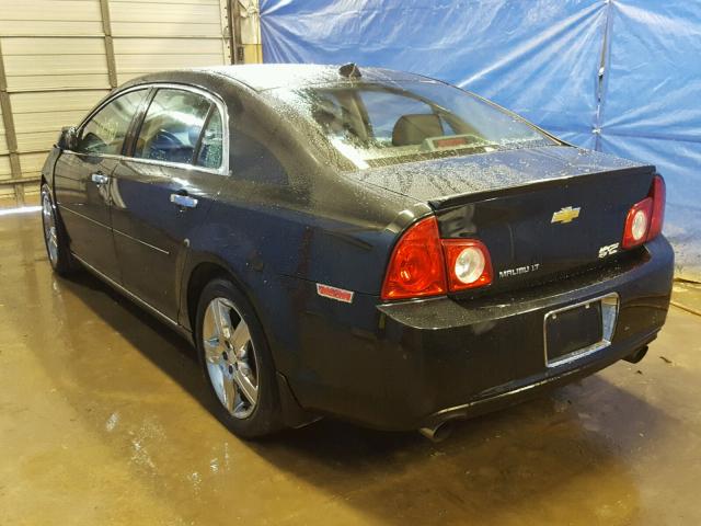 1G1ZF5E7XCF201245 - 2012 CHEVROLET MALIBU 3LT 黑色 照片 3