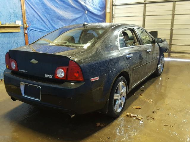 1G1ZF5E7XCF201245 - 2012 CHEVROLET MALIBU 3LT 黑色 照片 4