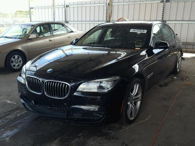 WBAYE8C51DD132822 - 2013 BMW 750LI BLACK photo 2