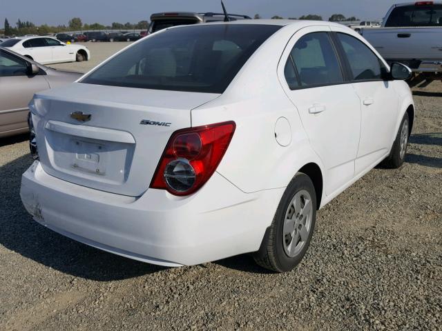 1G1JA5SG5D4220167 - 2013 CHEVROLET SONIC LS 白色 照片 4
