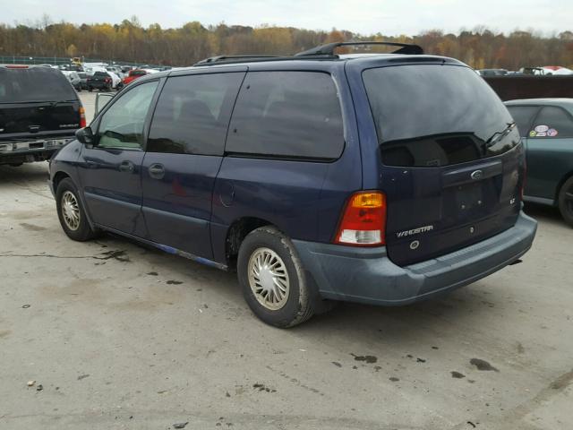 2FMZA5145XBA56295 - 1999 FORD WINDSTAR L BLUE photo 3