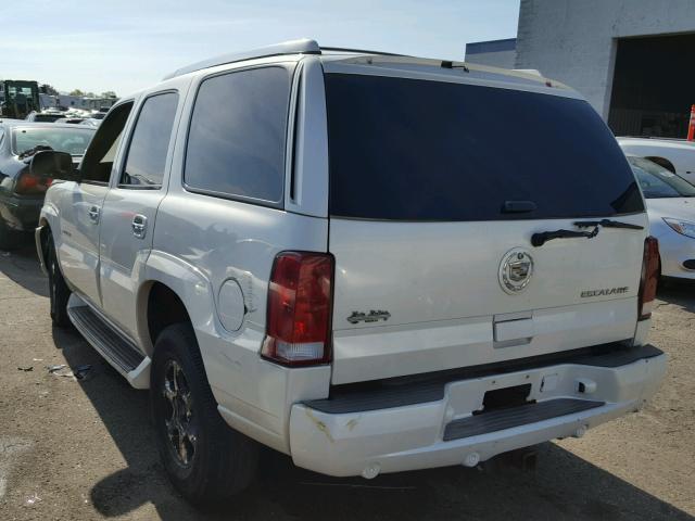 1GYEK63N83R110458 - 2003 CADILLAC ESCALADE L WHITE photo 3