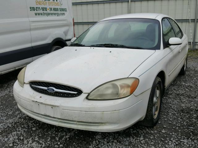 1FAFP55U51G198894 - 2001 FORD TAURUS SES WHITE photo 2