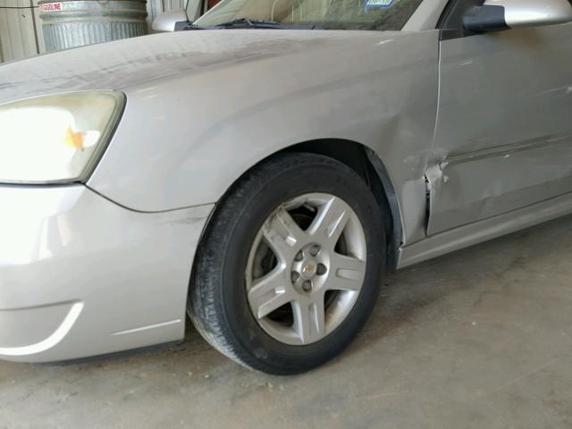 1G1ZT61806F288834 - 2006 CHEVROLET MALIBU MAX ვერცხლისფერი ფოტო 9