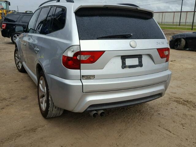 WBXPA93416WG92358 - 2006 BMW X3 SILVER photo 3