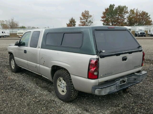 2GCEC19T341264985 - 2004 CHEVROLET SILVERADO SILVER photo 3