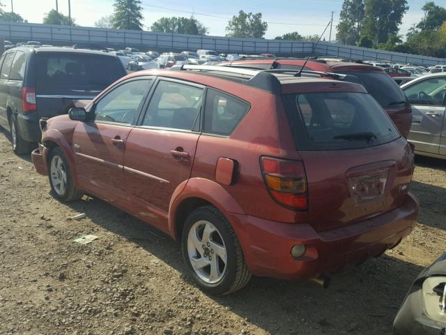 5Y2SL62884Z452012 - 2004 PONTIAC VIBE RED photo 3