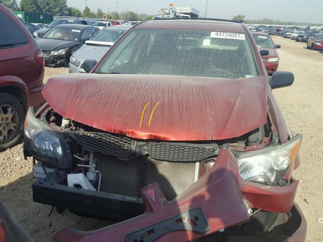 5Y2SL62884Z452012 - 2004 PONTIAC VIBE RED photo 7