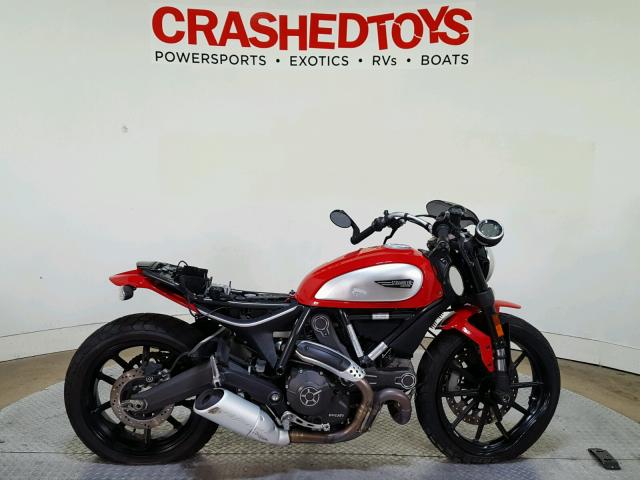 ML015ANM5FT000932 - 2015 DUCATI SCRAMBLER RED photo 1