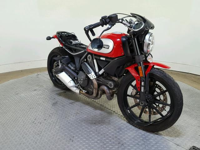 ML015ANM5FT000932 - 2015 DUCATI SCRAMBLER RED photo 2