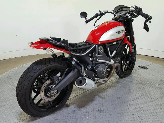 ML015ANM5FT000932 - 2015 DUCATI SCRAMBLER RED photo 8