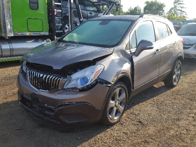 KL4CJASB3EB553987 - 2014 BUICK ENCORE BROWN photo 2