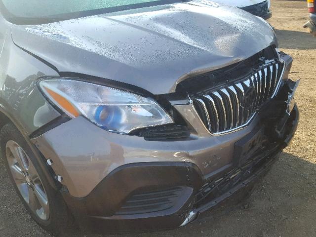 KL4CJASB3EB553987 - 2014 BUICK ENCORE BROWN photo 9