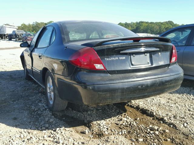 1FAFP55U41A217924 - 2001 FORD TAURUS BLACK photo 3