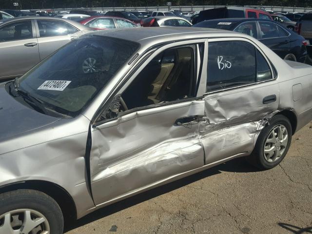 1NXBR12E81Z536620 - 2001 TOYOTA COROLLA TAN photo 9