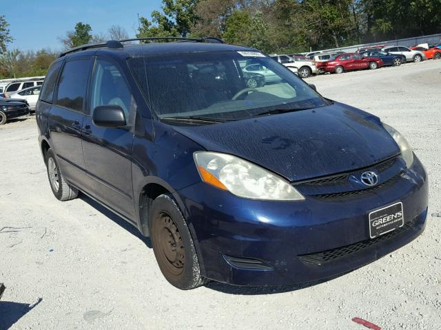 5TDZA23CX6S416231 - 2006 TOYOTA SIENNA CE BLUE photo 1