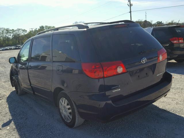 5TDZA23CX6S416231 - 2006 TOYOTA SIENNA CE BLUE photo 3