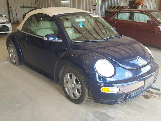 3VWCM31Y94M337869 - 2004 VOLKSWAGEN NEW BEETLE Mavi foto 1