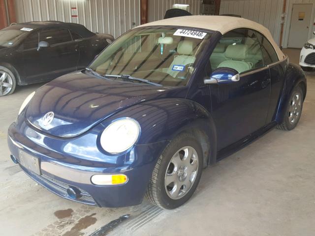 3VWCM31Y94M337869 - 2004 VOLKSWAGEN NEW BEETLE Mavi foto 2