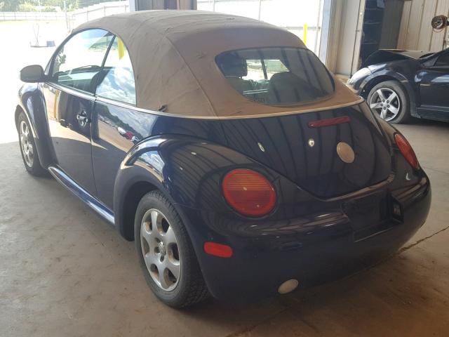 3VWCM31Y94M337869 - 2004 VOLKSWAGEN NEW BEETLE Mavi foto 3