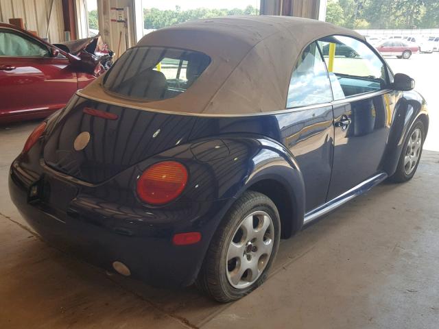 3VWCM31Y94M337869 - 2004 VOLKSWAGEN NEW BEETLE Mavi foto 4