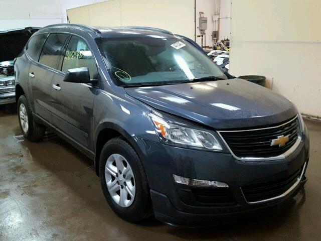 1GNKRFED8EJ202073 - 2014 CHEVROLET TRAVERSE L GRAY photo 1