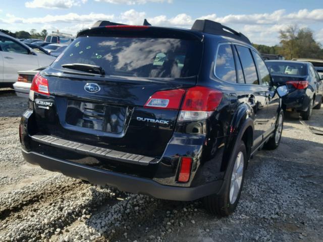 4S4BRCLC7C3254714 - 2012 SUBARU OUTBACK BLACK photo 4