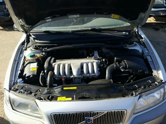 YV1TS94D611213372 - 2001 VOLVO S80 SILVER photo 7