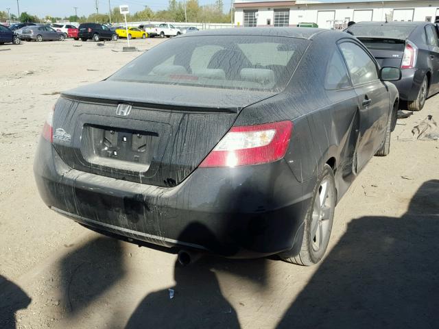 2HGFG11858H523295 - 2008 HONDA CIVIC EX BLACK photo 4