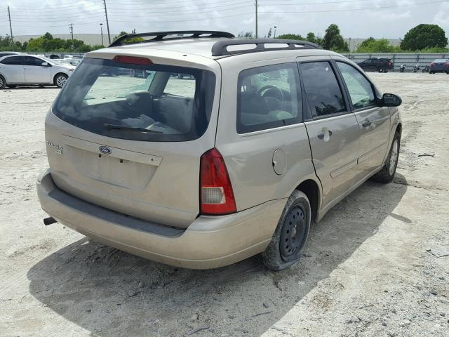 1FAHP36N37W164195 - 2007 FORD FOCUS ZXW GOLD photo 4