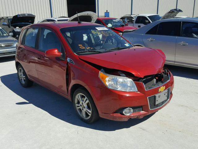 KL1TG6DE7BB133144 - 2011 CHEVROLET AVEO RED photo 1