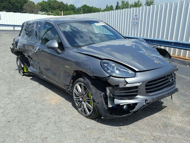 WP1AE2A20FLA53496 - 2015 PORSCHE CAYENNE SE GRAY photo 1