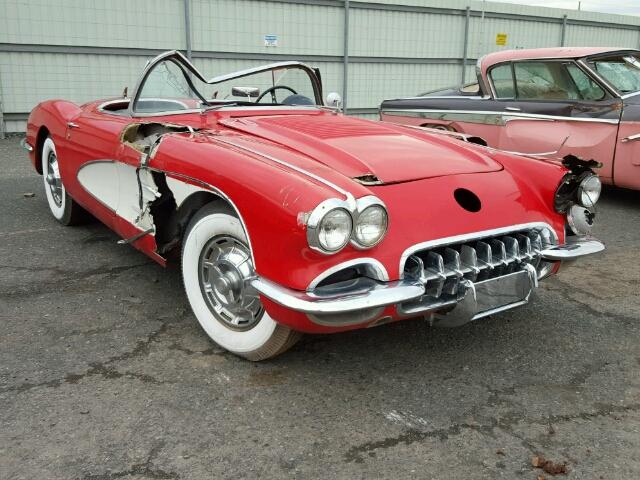 J58S102969 - 1958 CHEVROLET CORVETTE RED photo 1