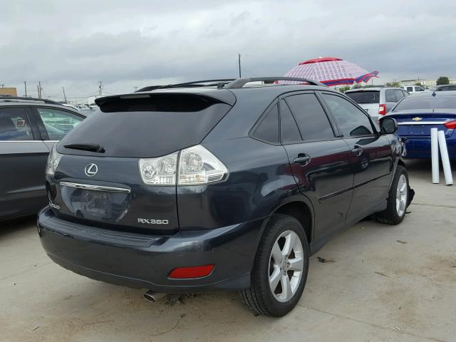 2T2GK31U47C021165 - 2007 LEXUS RX 350 CHARCOAL photo 4